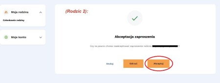 Zrzut strony panelu użytkownika karty Rybka