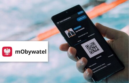 Aplikacja z&nbsp;kartą Rybka, obok logo mObywatel