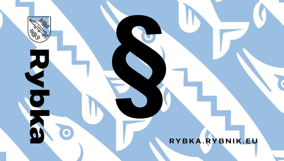 Awers karty Rybka, z&nbsp;nałożonym symbolem paragrafu
