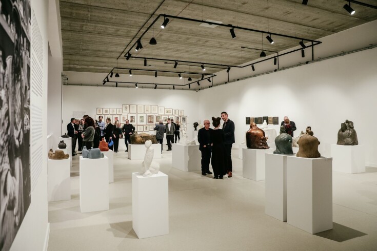 Wnętrze galerii Sztuki Rzeczna